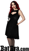 Black Velvet Pocket Dress