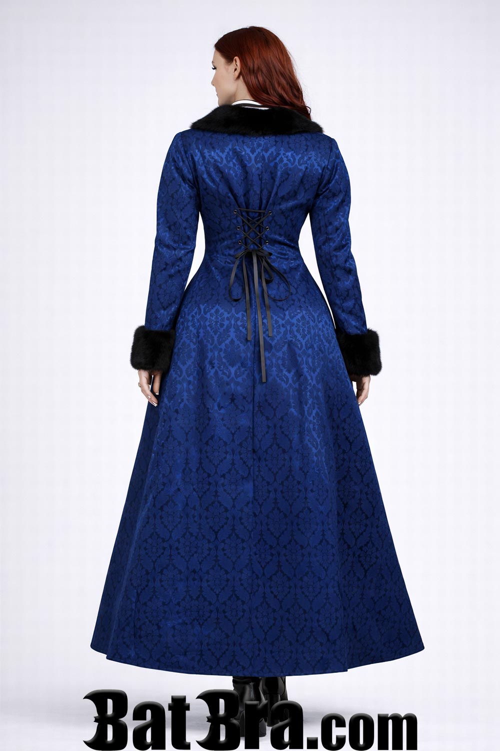 Blue Victorian Coat BatBra Blue Victorian Coat BatBra