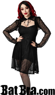 Bolero Lace Skater Dress