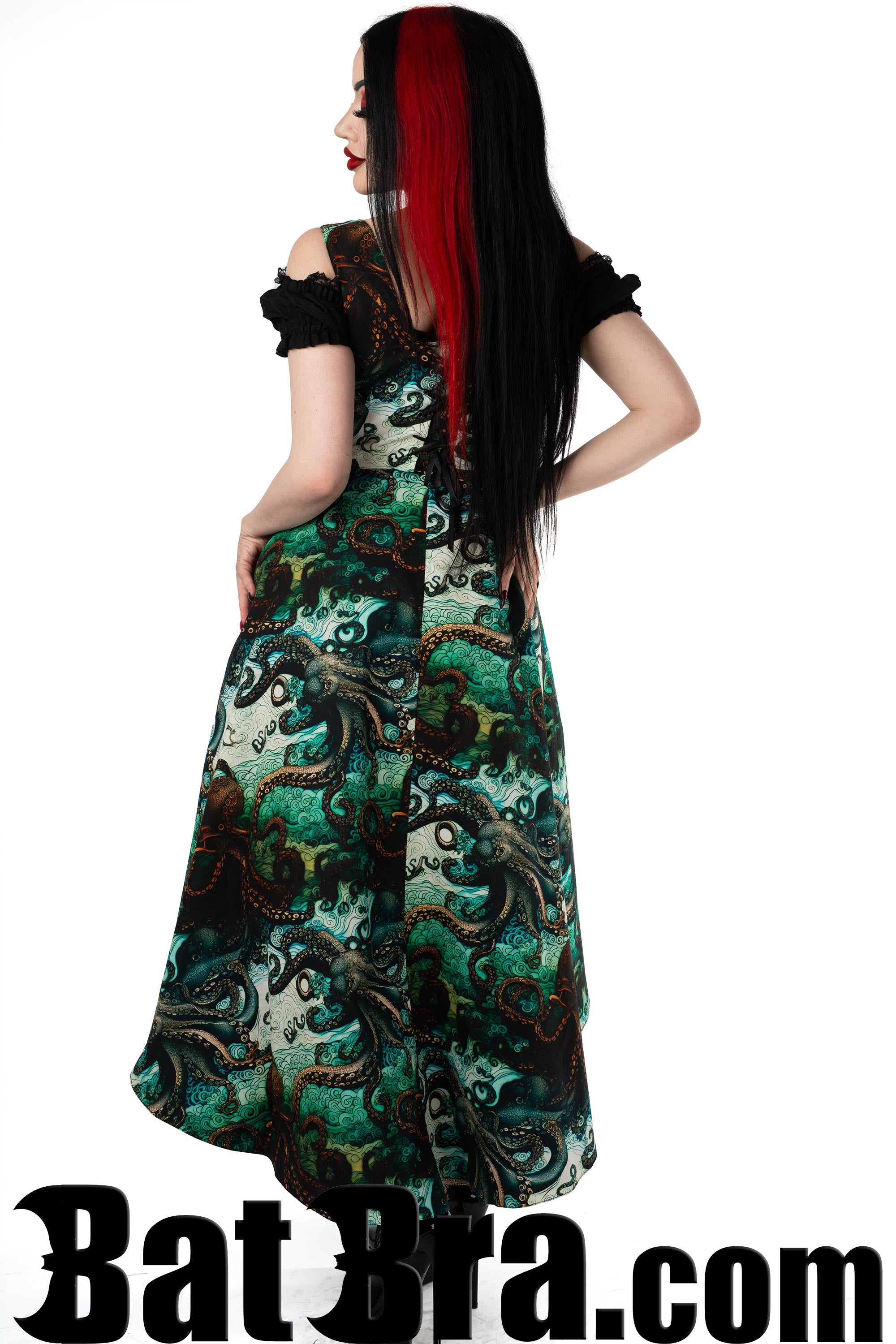 Waistcoat Dress With Kraken Motif