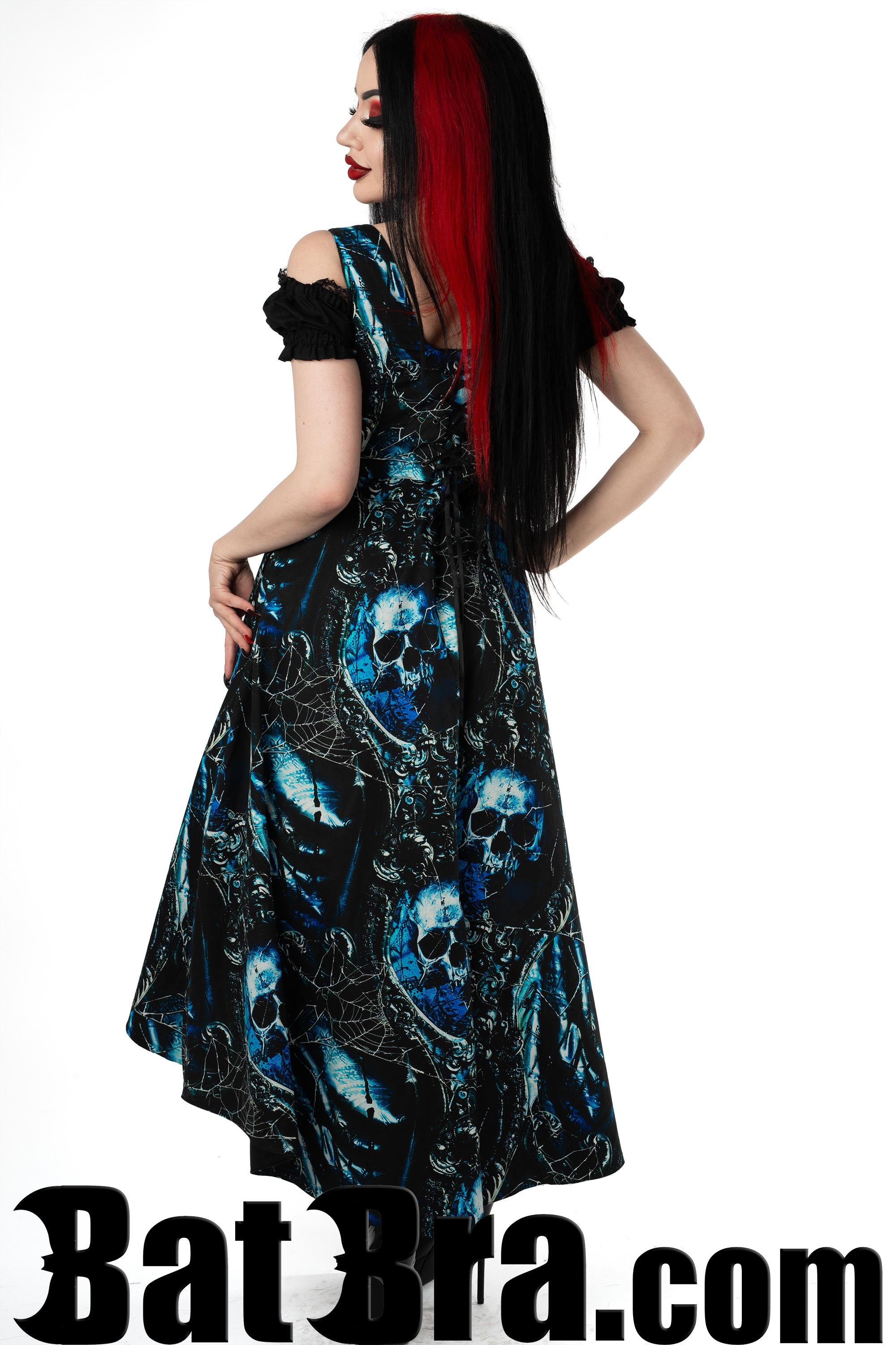 Waistcoat Dress With Skull Motif