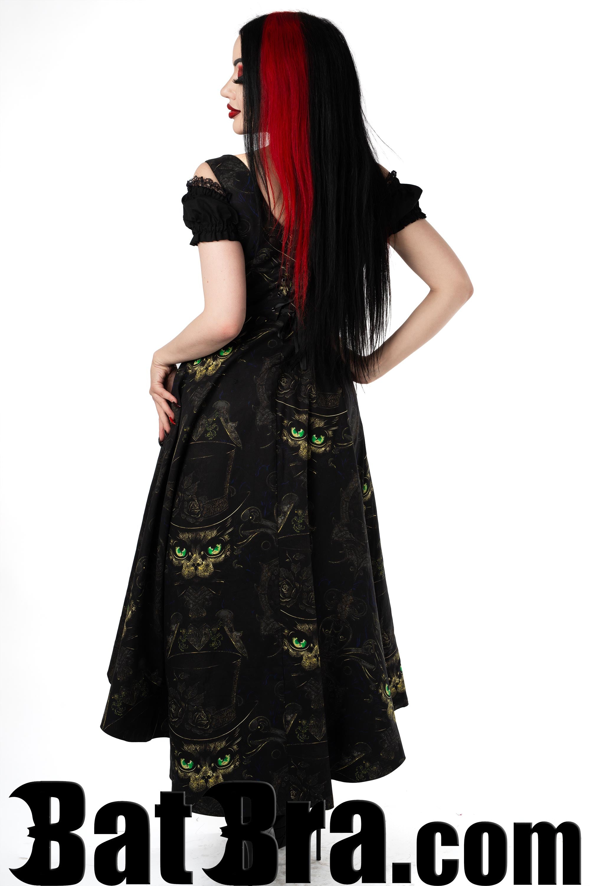 Waistcoat Dress With Sphinx Motif